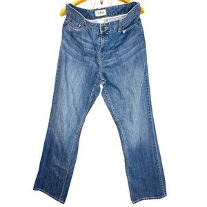 L.L Bean Straight Fit Denim Jean Sz: 18T